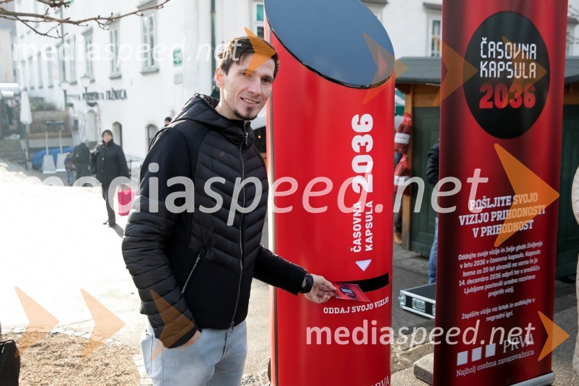  Robert Kranjec, smučarski skakalec1. Dan prihodnosti, Prva časovna kapsula 2036