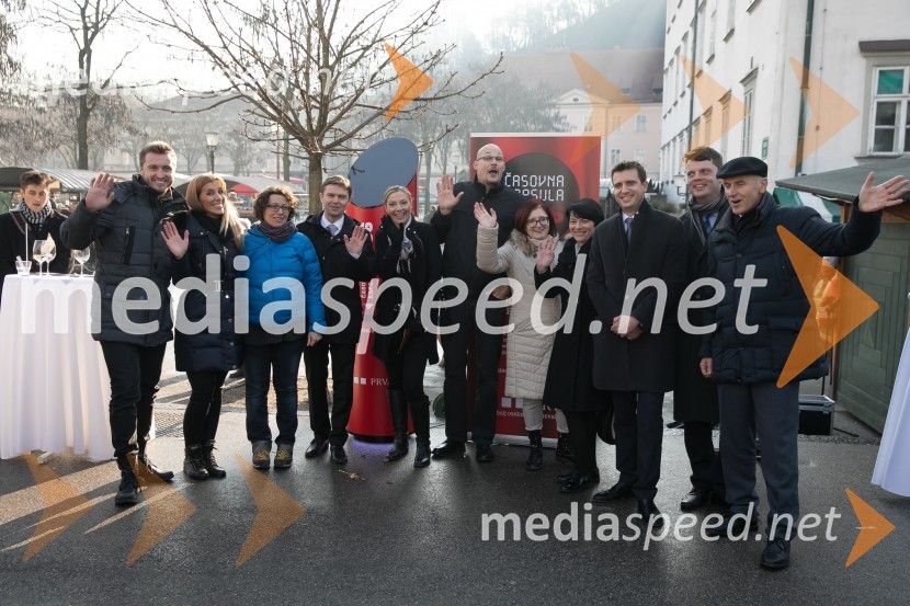  Denis Avdić, voditelj;  Katerina Steiner, marketing, Prva osebna zavarovalnica, d.d.;  ... ; mag. Boštjan Škufca Zaveršek, Prva osebna zavarovalnica;  ... ;  ... ;  Alenka  Žnidaršič Kranjc, podjetnica, predsednica uprave Skupina Prva, d.d.;  ... ;  Janez Kranjc, Prva osebna zavarovalnica;  ... ;  ... 1. Dan prihodnosti, Prva časovna kapsula 2036