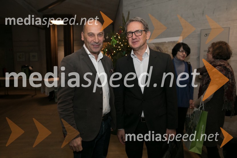  Marjan  Batagelj, predsednik upravnega odbora, Postojnska jama;  Igor Savič, generalni direktor Poslovni mediji d.o.o.Predstavitev novega osrednjega turističnega portala slovenia.info