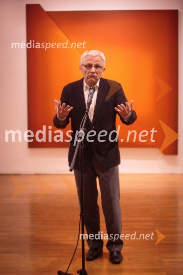  Anton Peršak, minister za kulturoIzseki / preseki, odprtje razstave izbora del iz Likovne zbirke RIKO