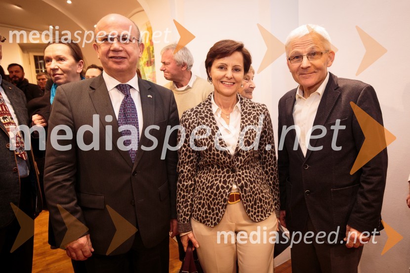  ... ;  ... ;  Anton Peršak, minister za kulturoIzseki / preseki, odprtje razstave izbora del iz Likovne zbirke RIKO
