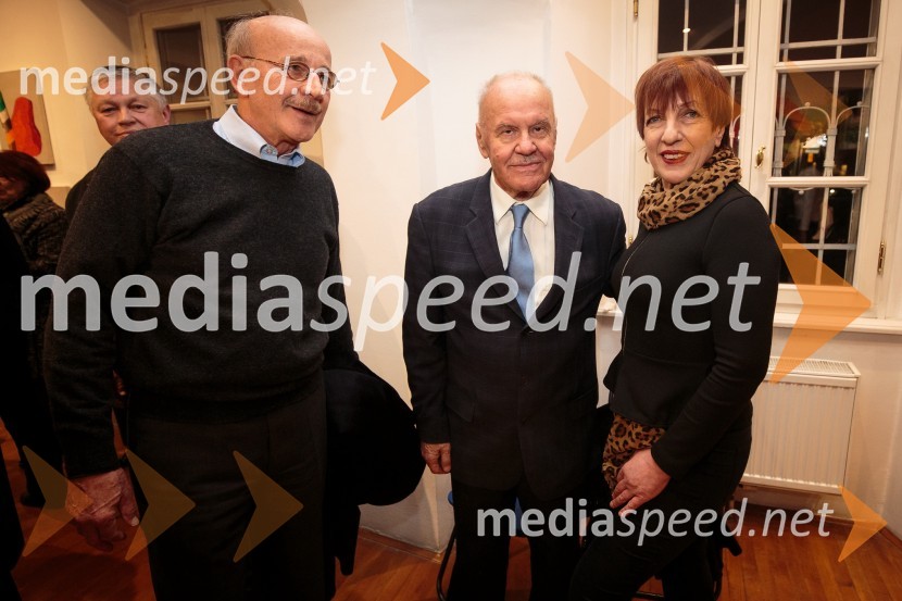  ... ;  ... ;  Viktorija  Potočnik, direktorica Pionirskega domaIzseki / preseki, odprtje razstave izbora del iz Likovne zbirke RIKO