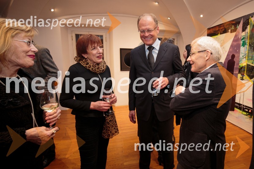  ... ;  Viktorija  Potočnik, direktorica Pionirskega doma;  Janez  Škrabec, direktor Riko d.o.o., predsednik Slovensko-ruskega poslovnega sveta, častni konzul Belorusije;  Anton Peršak, minister za kulturoIzseki / preseki, odprtje razstave izbora del iz Likovne zbirke RIKO