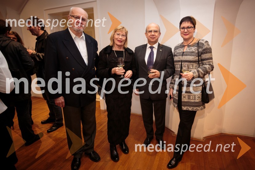  Ivan  Leban, funkcionar IZS;  Nevenka Leban Orešič, pianistka, častna konzulka Republike Litve;  ... ;  ... Izseki / preseki, odprtje razstave izbora del iz Likovne zbirke RIKO