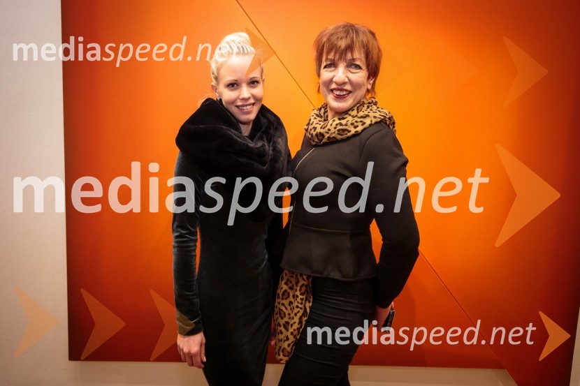  ... ;  Viktorija  Potočnik, direktorica Pionirskega domaIzseki / preseki, odprtje razstave izbora del iz Likovne zbirke RIKO