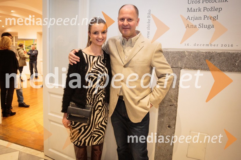 Izseki / preseki, odprtje razstave izbora del iz Likovne zbirke RIKO