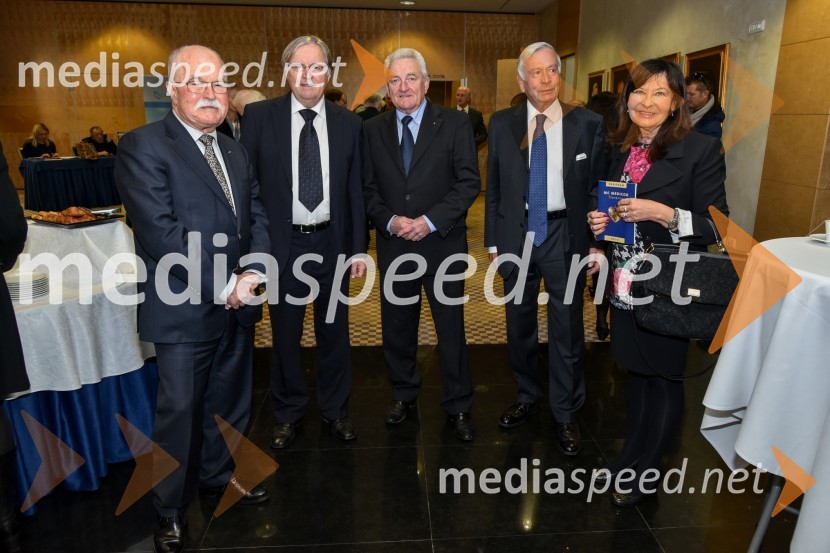 akad. prof. Boštjan  Žekš,  svetovalec predsednika RS; dr. Alojz Pleskovič, dr. med.;  Borut Miklavčič, nekdanji minister za zdravje;  akad. prof. dr. Ninoslav  Radovanovič, dr.med.; prof. dr. Ruda Zorc Pleskovič, zdravnicaSimpozij srčnih kirurgov 2016