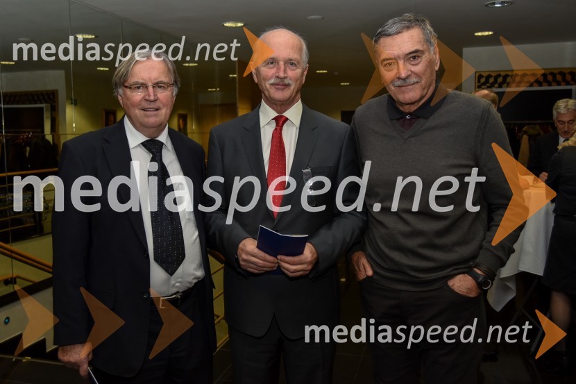 dr. Alojz Pleskovič, dr. med.; prim. dr. Andrej  Možina, zdravnik, predsednik, Zdravniška zbornica Slovenije; dr. Borut Kolšek,  dr. med.Simpozij srčnih kirurgov 2016