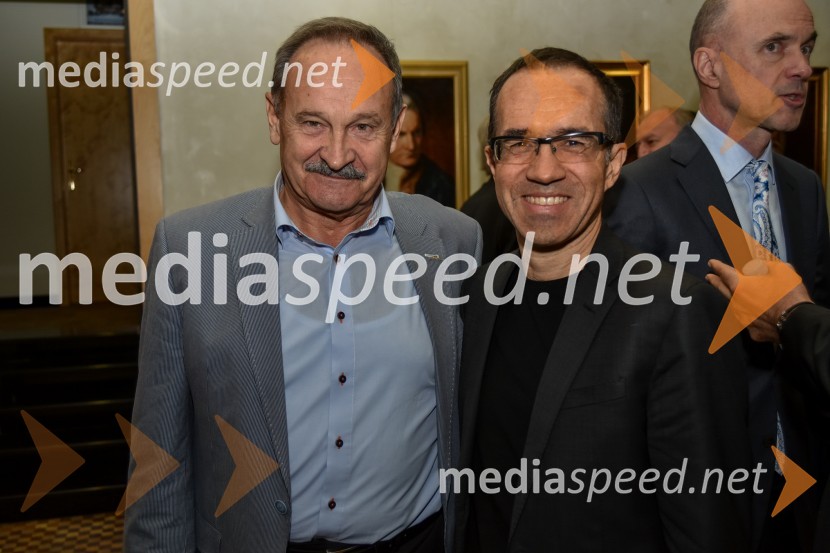 primarij Janez  Remškar, dr. med.; Prof. dr.  Danijel Petrovič, dr. med. Simpozij srčnih kirurgov 2016