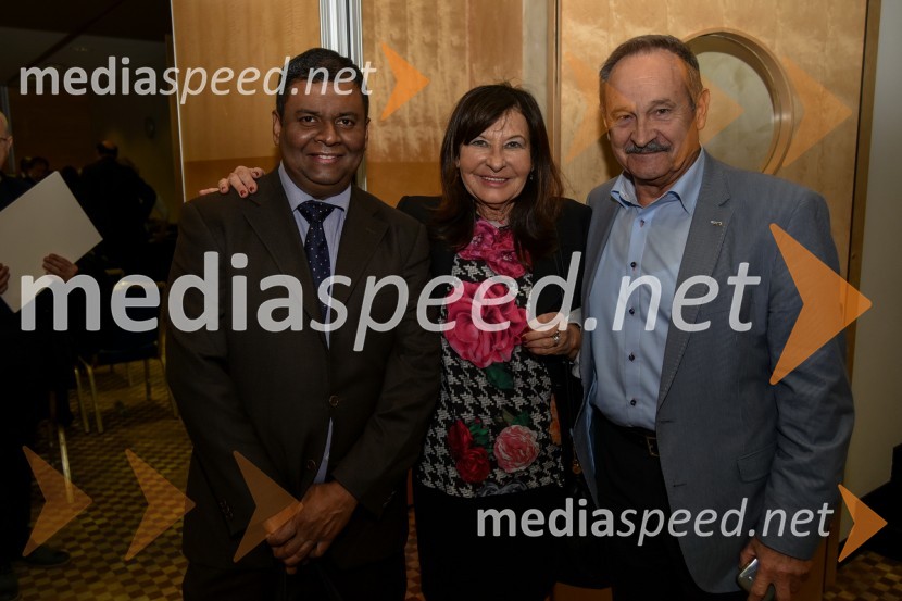 prof.dr. Saibal Kar; prof. dr. Ruda Zorc Pleskovič, zdravnica; primarij Janez  Remškar, dr. med.Simpozij srčnih kirurgov 2016