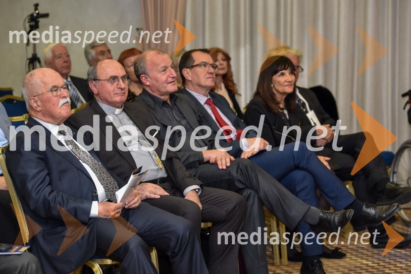 akad. prof. Boštjan  Žekš,  svetovalec predsednika RS;  ... ;  ... ;  ... ; prof.dr. Metka Zorc, predsednica uprave MC MedicorSimpozij srčnih kirurgov 2016