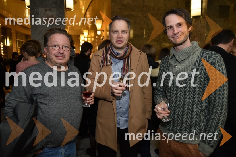  Jaša Jamnik, igralec in režiser;  Simon Perčič, dirigent;  Peter Harl, igralecKoncertna mora, premiera predstave