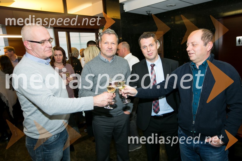  Jani Žuran, BAM Upravljanje d.o.o. ;  Sašo Hrastnik, Gedeon Hrastnik & CO. d.o.o. ;  Jure Ivančič;  Dušan Ivančič, Gedeon Hrastnik & CO. d.o.o. 25. obletnica Odvetniške pisarne Gorjup