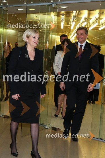  Ksenija Benedetti, šefinja državnega protokola RS;  Borut Pahor, predsednik Republike SlovenijeDržavna proslava ob dnevu samostojnosti in enotnosti 2016