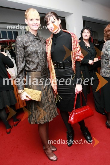 Tjaša Kokalj, Miss Universe Slovenije 2007 in Nataša Pinoza, Miss Universe 2006Slovenka leta 2007