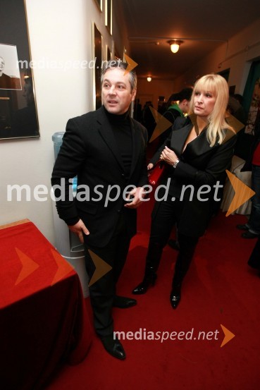 Helena Blagne Zaman, pevka in njen mož Mitja ZamanSlovenka leta 2007