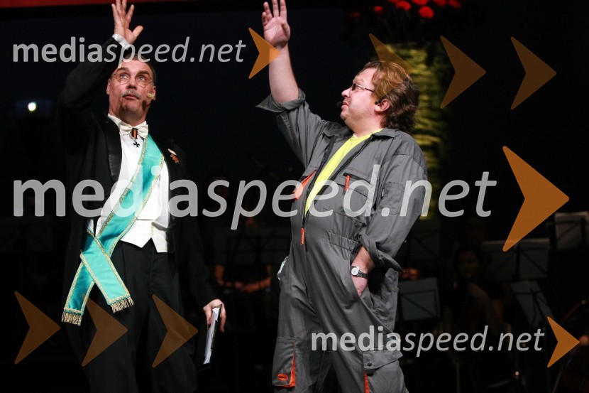 Boris Kobal in Jaša Jamnik, igralcaSlovenka leta 2007