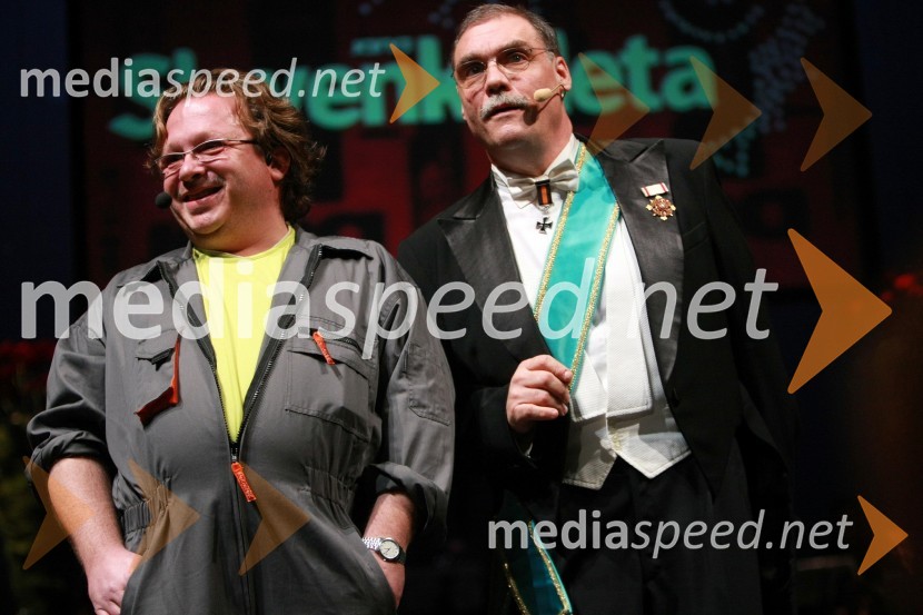 Jaša Jamnik in Boris Kobal, igralcaSlovenka leta 2007