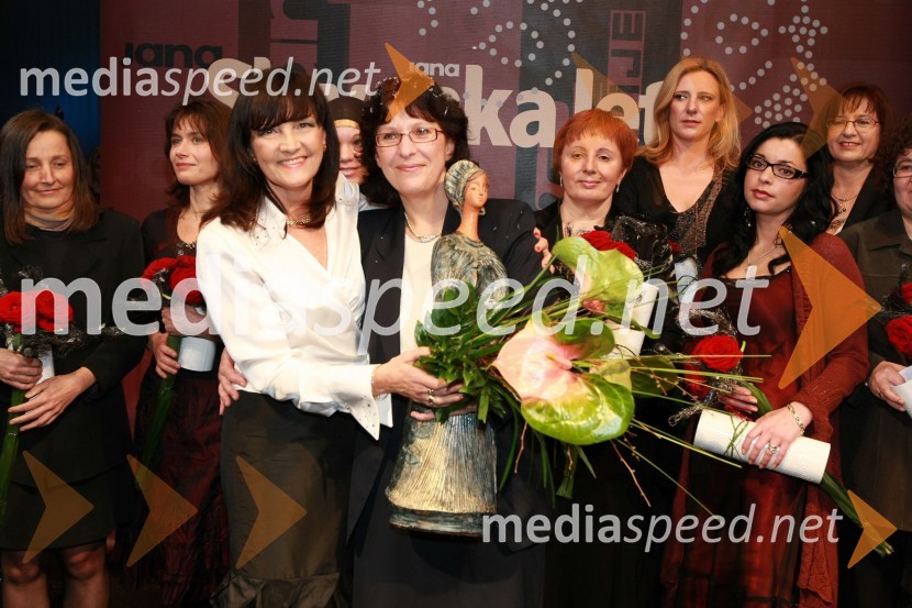 Metka Zorc, kardiologinja in Slovenka leta 2006, mag. Lilijana Kornhauser Cerar, Slovenka leta 2007 in kandidatke za Slovenko leta 2007Slovenka leta 2007