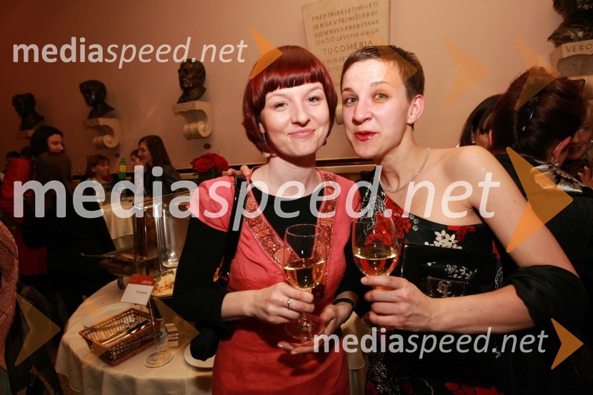 Marija Jevnišek, novinarka revije Jana in njena prijateljica JanaSlovenka leta 2007