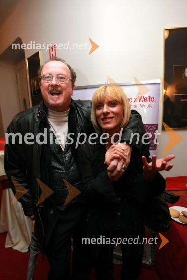 Tomaž Domicelj, pevec in Barbra Jermann, televizijska voditeljica in novinarkaSlovenka leta 2007