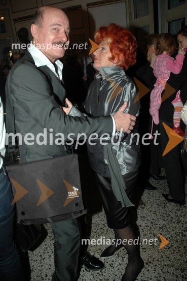 Rok Lasan, nekdanji maneken in Bernarda Jeklin, nekdanja urednica revije JanaSlovenka leta 2007