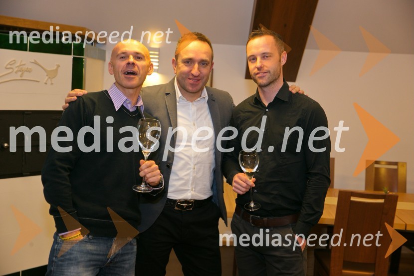  Saša Despot, fotograf;  Borut  Cvetko, kreativni direktor Mediaspeed;  Matjaž Tavčar, fotografMediaspeed 15. rojstni dan in ponovoletno druženje