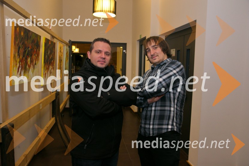  Sandi Fišer, fotograf, Mediaspeed;  Jan DolarMediaspeed 15. rojstni dan in ponovoletno druženje