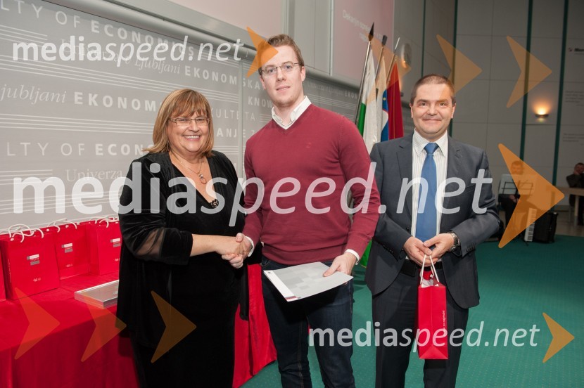 red. prof. dr.  Metka  Tekavčič, dekanja Ekonomske fakultete Univerze v Ljubljani;  ... ; prof. dr.  Tomaž Turk, prodekan Ekonomske fakultete v LjubljaniDekanjin sprejem na Ekonomski fakulteti v Ljubljani