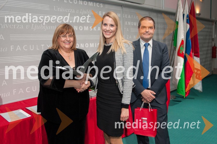 red. prof. dr.  Metka  Tekavčič, dekanja Ekonomske fakultete Univerze v Ljubljani;  ... ; prof. dr.  Tomaž Turk, prodekan Ekonomske fakultete v LjubljaniDekanjin sprejem na Ekonomski fakulteti v Ljubljani
