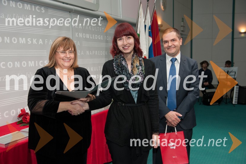 red. prof. dr.  Metka  Tekavčič, dekanja Ekonomske fakultete Univerze v Ljubljani;  ... ; prof. dr.  Tomaž Turk, prodekan Ekonomske fakultete v LjubljaniDekanjin sprejem na Ekonomski fakulteti v Ljubljani