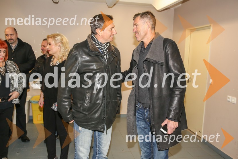  Borut Pahor, predsednik Republike Slovenije;  Srečko Katanec, selektor slovenske nogometne reprezentance8. Dobrodelna tekma z velikani slovenskega športa