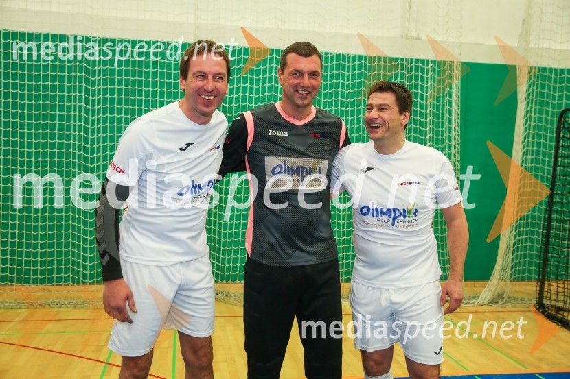  Zoran Lubej;  Mladen Debanovič, vratar;  Ermin Šiljak, nekdanji nogometaš8. Dobrodelna tekma z velikani slovenskega športa