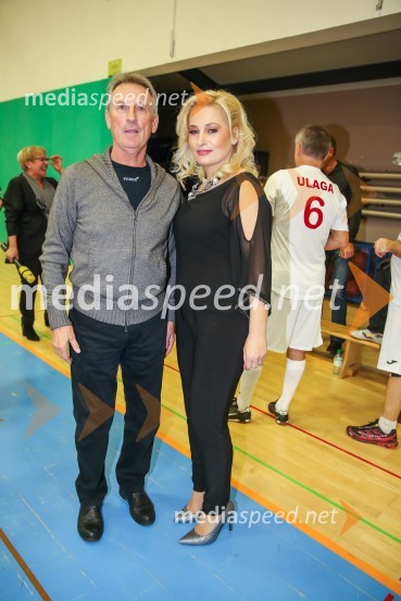  Vili Ameršek, nekdanji nogometaš;  Nataša Kadunc, predsednica, Športno društvo Olimpiki8. Dobrodelna tekma z velikani slovenskega športa