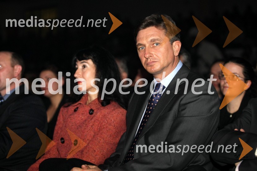 Borut Pahor, evroposlanec z ženo TanjoSlovenec leta 2007