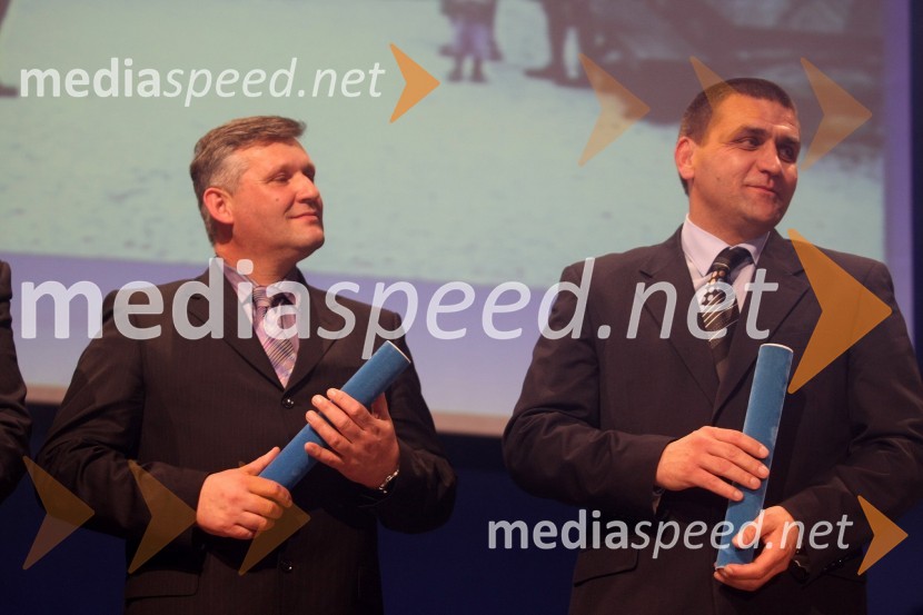 Bojan Žerovec, podžupan Bleda in Jure Žerjav, župan Kranjske GoreSlovenec leta 2007