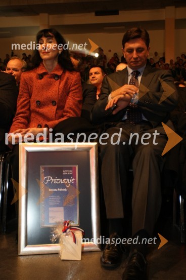 Borut Pahor, evroposlanec z ženo TanjoSlovenec leta 2007