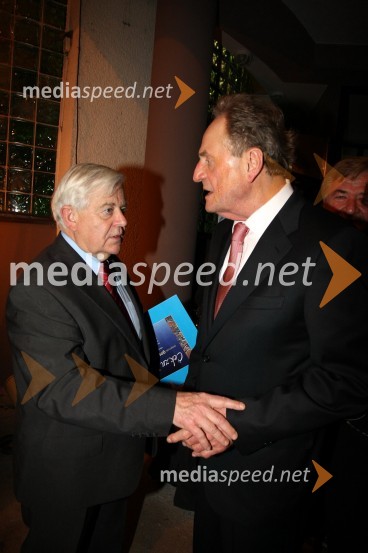 Milan Kučan, nekdanji predsednik republike Slovenije in Ivan Zidar, predsednik uprave SCTSlovenec leta 2007