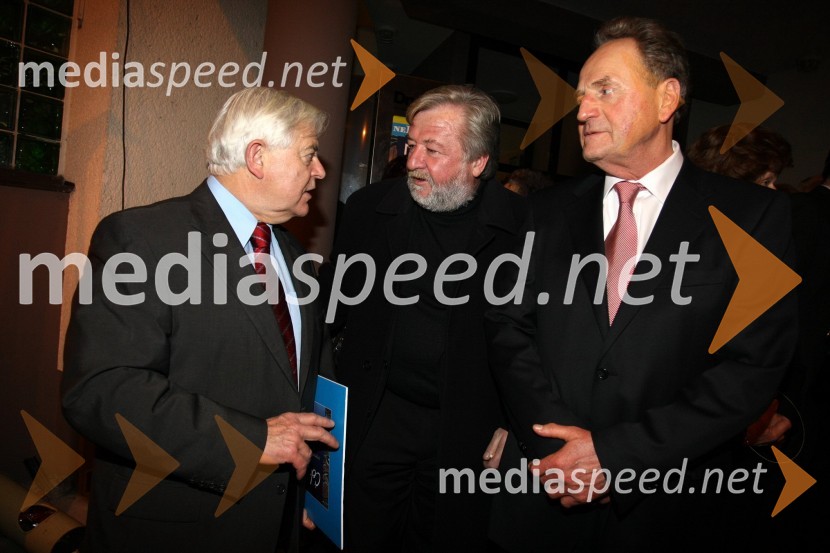 Milan Kučan, nekdanji predsednik Republike Slovenije, ... in Ivan Zidar, predsednik uprave SCTSlovenec leta 2007