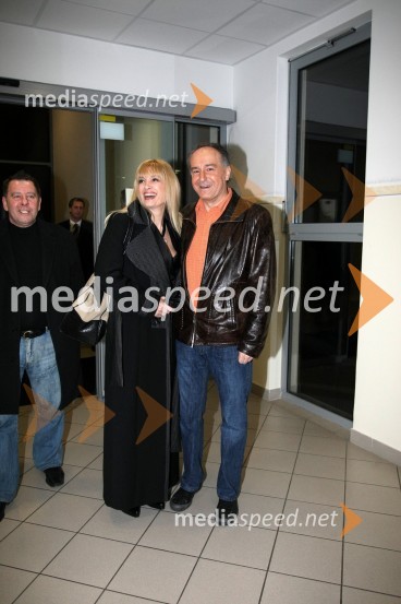 Helena Blagne Zaman, pevka in Rajko Djordjevič, direktor VTVSlovenec leta 2007