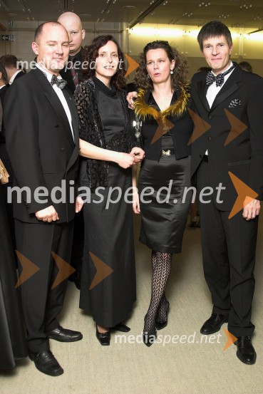 Tomi Ilijaš, Jana Kotar Ilijaš, Samo Sanzin in Katja Bauzon, Rotary klub Nova Gorica11. Veliki dobrodelni ples Lions kluba Ljubljana
