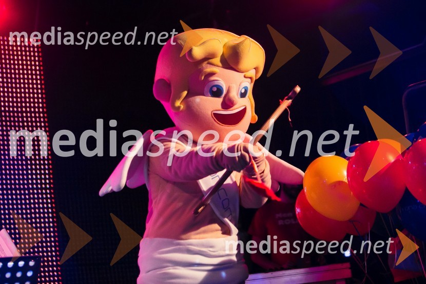  Kupid Ljubo, maskota ona-on.comNajvečji zmenek na slepo v Sloveniji 2017