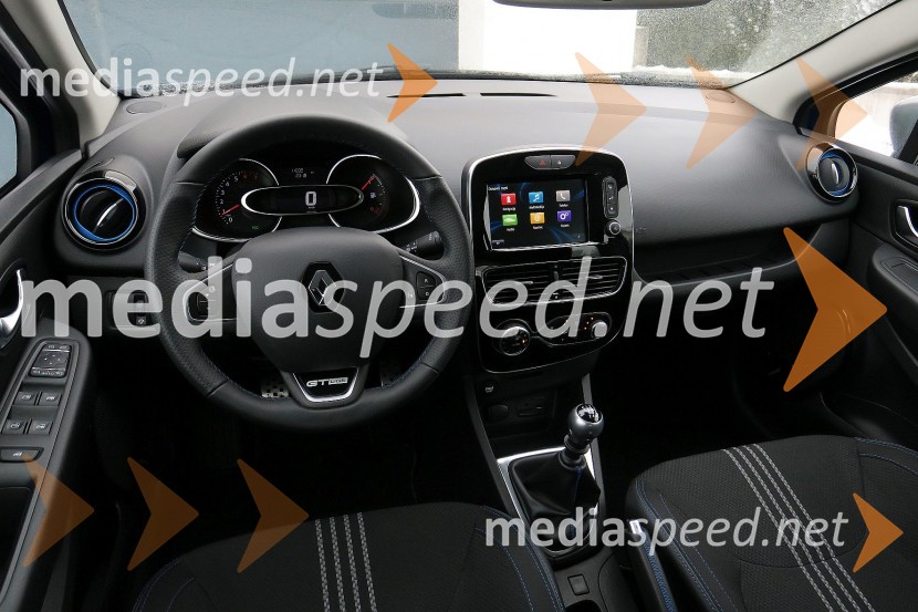 Renault Clio Intens Energy TCe 120, notranjostRenault Clio Intens Energy TCe 120, mediaspeed test