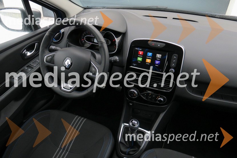 Renault Clio Intens Energy TCe 120, notranjostRenault Clio Intens Energy TCe 120, mediaspeed test