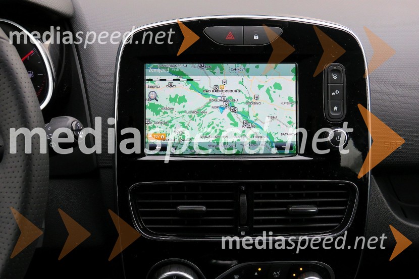 Renault Clio Intens Energy TCe 120, natančna kartografijaRenault Clio Intens Energy TCe 120, mediaspeed test