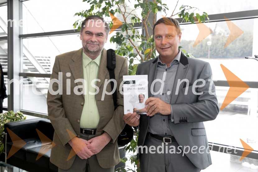 Samo Kranjec, Eko Dežela; dr. Andrej Vizjak, ustanovitelj in predsednik AV.consulting(P)ostanite prvi na svetu, predstavitev knjige avtorja dr. Andreja Vizjaka