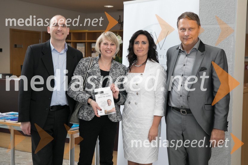  ... ;  Lavra Šagi;  Sonja Vizjak, ustanovitelj in direktor AV.consulting; dr. Andrej Vizjak, ustanovitelj in predsednik AV.consulting(P)ostanite prvi na svetu, predstavitev knjige avtorja dr. Andreja Vizjaka
