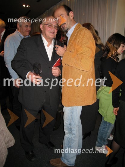 Vasilij Vasko Polič, vrhovni sodnik in Boris Ostan, igralecPremiera drame Lolita v MGL