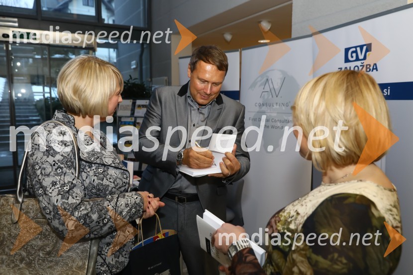  Lavra Šagi; dr. Andrej Vizjak, ustanovitelj in predsednik AV.consulting;  Barbara Žigon, Hairclub Barbara(P)ostanite prvi na svetu, predstavitev knjige avtorja dr. Andreja Vizjaka
