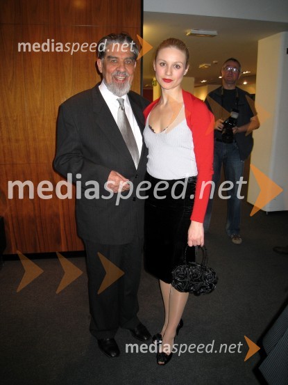 Ciril Zlobec, literat in Iva Krajnc, igralkaPremiera drame Lolita v MGL